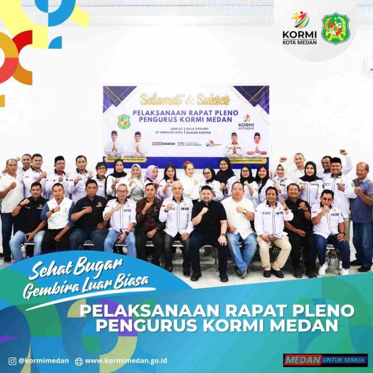 Rancang Berbagai Program, KORMI Medan Gelar Pleno Pengurus