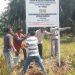 Sekelompok Warga Pasang Plank di Areal Perkebunan PT Buana Estate Cinta Raja, Klaim Berdasarkan Putusan MA
