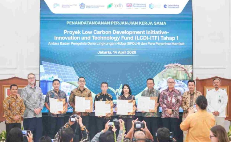 Indonesia–Inggris Akselerasi Pembangunan Rendah Karbon Melalui Pendanaan Inovasi Proyek LCDI-ITF