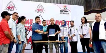Teken MoU, KORMI Medan dan The Plaza Millenium Sepakat Kembangkan Olahraga Masyarakat