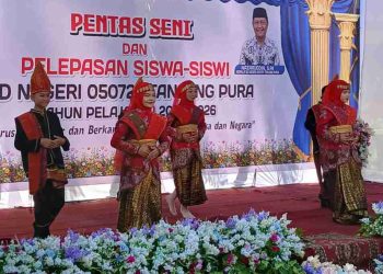 SD Negeri 050727 Tanjung Pura Gelar Pentas Seni dan Perpisahan Siswa Kelas VI