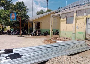 Proyek Revitalisasi SMP Negeri 2 Tanjung Pura Diduga Abaikan Prinsip Swakelola