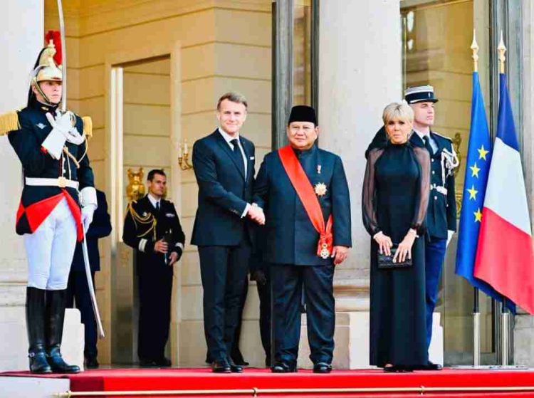 Presiden Prabowo Hadiri Jamuan Santap Malam Kenegaraan di Istana Élysée Paris