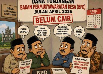 Dana Tunjangan BPD April 2026 Belum Cair, Anggota BPD di Langkat Pertanyakan Penyebabnya