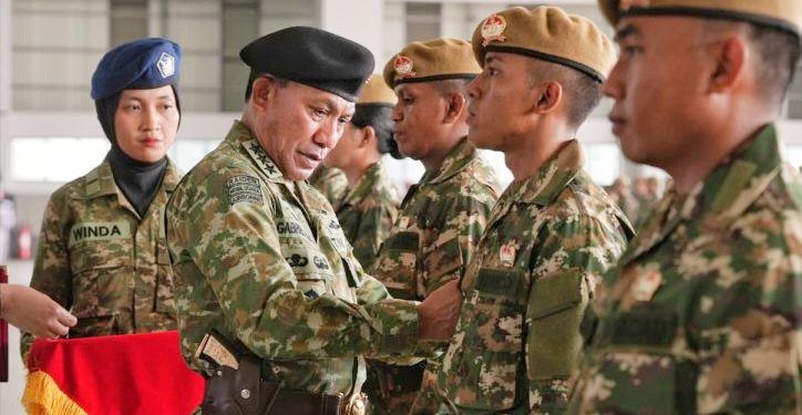Kabacadnas Kemhan Pimpin Upacara Penyumpahan dan Penetapan Komcad ASN