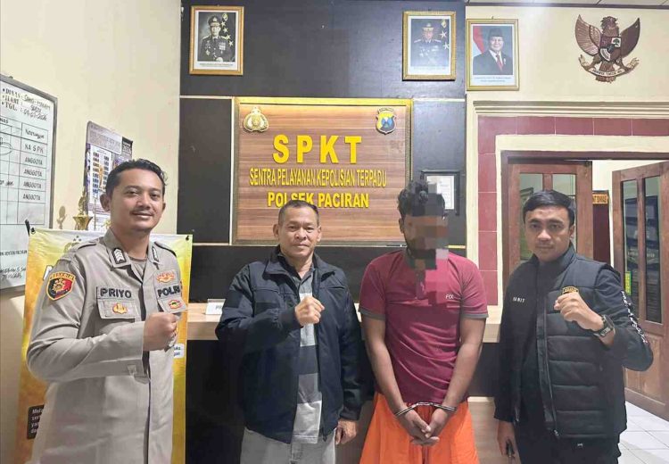 Pria Asal Pasuruan Ditangkap Polres Lamongan Setelah Menggasak Motor Wanita di Hotel Paciran