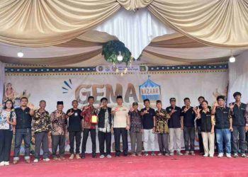 Dorong Pemulihan Ekonomi Warga, Kadis Koperasi Langkat Resmikan Bazar UMKM KKN USU di Pematang Tengah