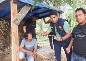 Sat Narkoba Polres Langkat Grebek Sarang Narkoba di Padang Tualang, Satu Tersangka Diamankan