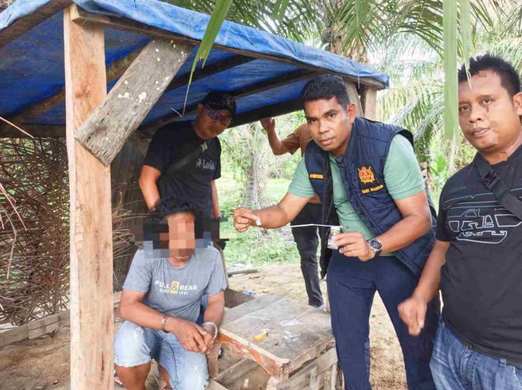 Sat Narkoba Polres Langkat Grebek Sarang Narkoba di Padang Tualang, Satu Tersangka Diamankan
