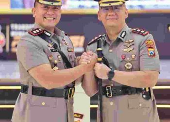 Mutasi Polri Bergulir, Tongkat Komando Polres Lamongan Resmi Beralih