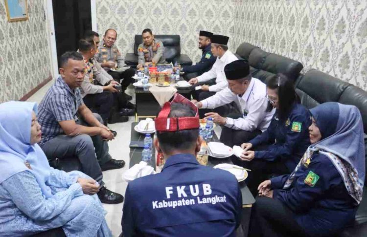 Kapolres Langkat Perkuat Sinergi dengan FKUB, Kolaborasi Tokoh Agama Jadi Pilar Menjaga Kamtibmas