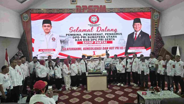HUT Ke-1 Partai Rakyat Indonesia Berlangsung Meriah, DPD PRI Sumut Siap Hadapi Pemilu 2029