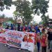 Ratusan Warga Desa Pematang Tengah Gelar Gerak Jalan Santai Rayakan HUT RI ke-81