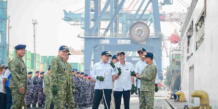 Satgas Port Visit 2026 Bertolak ke Pasifik Selatan, Wamensos: Maju Terus TNI Jaga Perdamaian Abadi