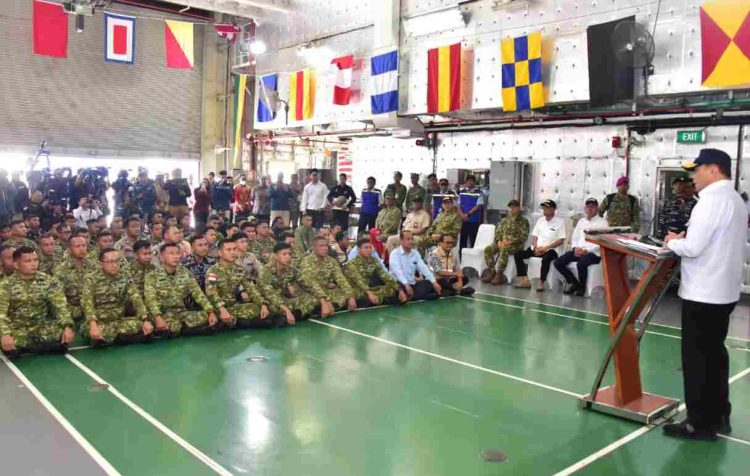 TNI AL Bersama Kemenkopolkam RI Resmi Berangkatkan Satgas Port Visit 2026