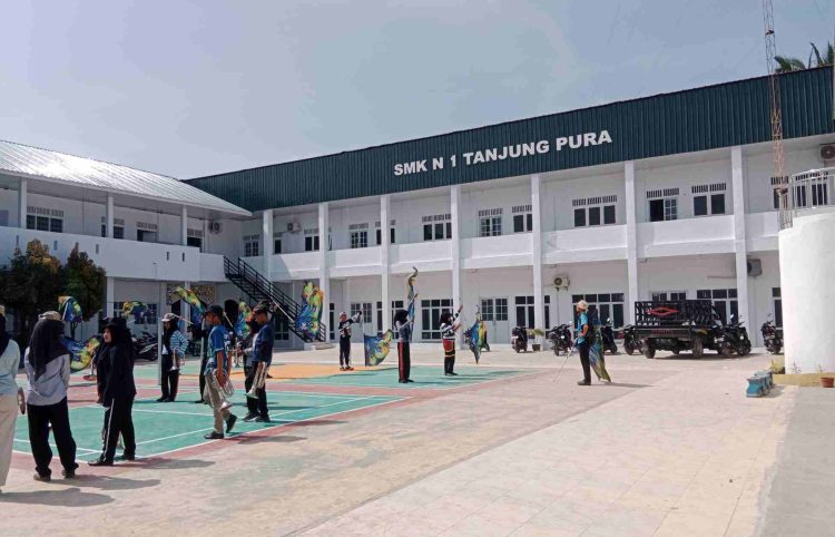 Program Revitalisasi Pascabanjir, Rehabilitasi SMK Negeri 1 Tanjung Pura Capai 99,9 Persen